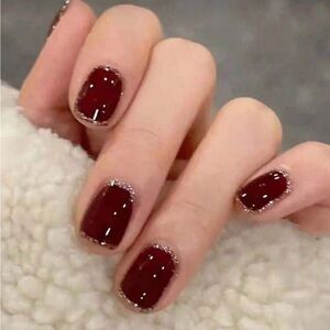 Elegant Burgundy Nails
